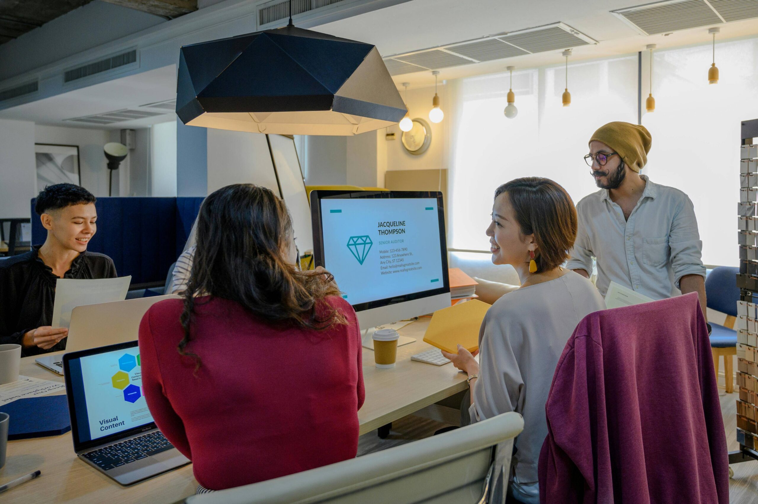 Colleagues at work